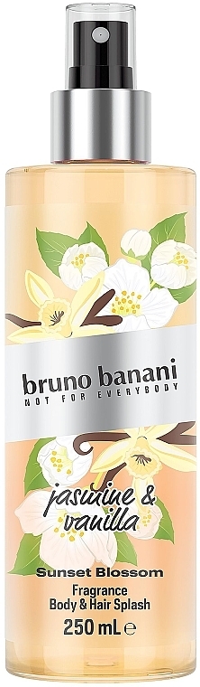 Bruno Banani Sunset Blossom Jasmine & Vanilla Body & Hair Splash - Körperspray — Bild N1