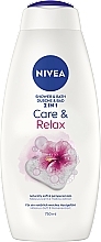 Körper Duschgel mit Malvenextrakt und Hibiskus-Duft - NIVEA Shower & Bath Care & Relax — Bild N1
