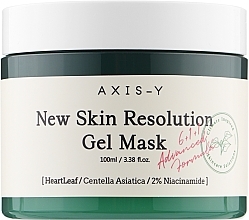 Düfte, Parfümerie und Kosmetik Gelmaske für das Gesicht - Axis-Y New Skin Resolution Gel Mask