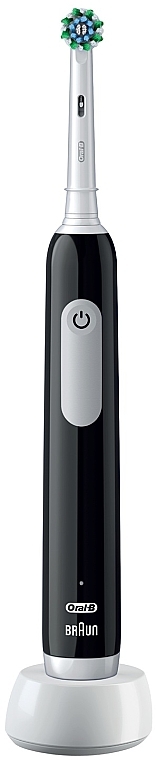 Elektrische Zahnbürste schwarz - Oral-B Pro 1 Cross Action Electric Toothbrush Black — Bild N4