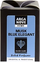 Düfte, Parfümerie und Kosmetik Duftwürfel für zu Hause - Arganove Solid Perfume Cube Musk Blue Elegant