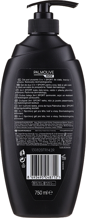 3in1 Duschgel für Männer - Palmolive Sport Naturals With Grapefruit And Mint Oils — Bild N4