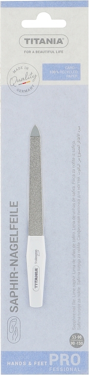 Saphir-Nagelfeile Größe 5 - Titania Soligen Saphire Nail File — Foto N1