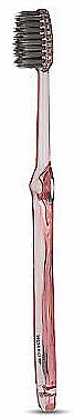 Zahnbürste rosa - Shinyei Mizuha Wakka With Black Silica Filaments Toothbrush — Bild N2
