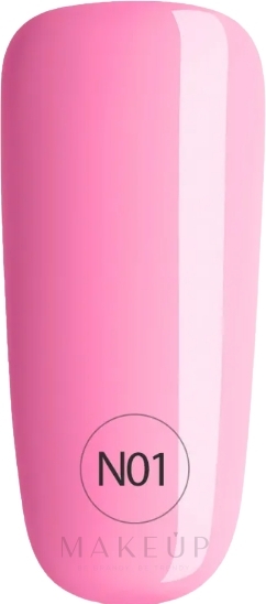 Neonfarbene Basis für Nägel - Clavier Neon Rubber Color Base  — Bild N01 - Pink Rainbow