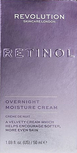 Gesichtscreme für die Nacht - Revolution Skincare Retinol Overnight Moisture Cream — Bild N1