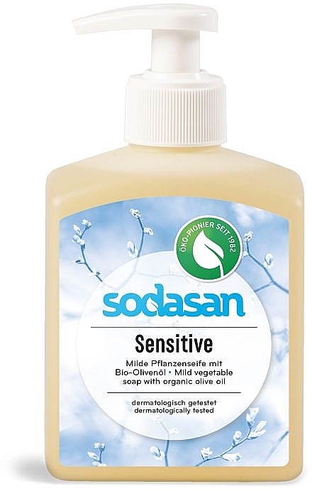 Flüssigseife Olivenöl - Sodasan Liquid Sensitive Soap — Foto N1