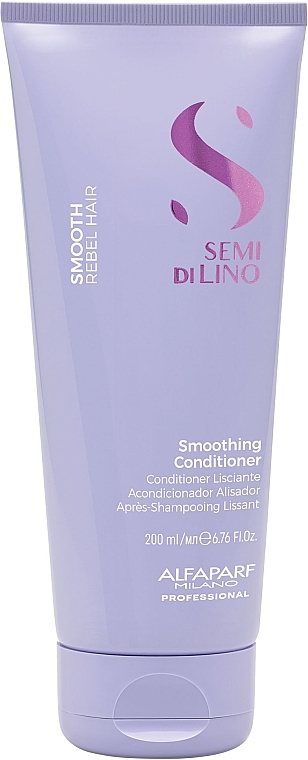 Glättender Conditioner für widerspenstiges Haar - Alfaparf Semi di Lino Smooth Smoothing Conditioner — Bild N1