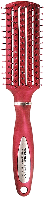 Haarbürste rot 24 cm - Titania Salon Professional — Bild N1
