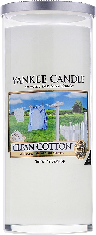 Duftkerze im Glas Clean Cotton - Yankee Candle Clean Cotton — Bild N1