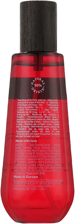 Trockenes Öl für Körper und Haar - Rituals Natural Dry Oil For Body & Hair — Bild N2