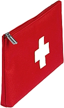 Rote Stofftasche zur Aufbewahrung von Erste-Hilfe-Artikeln 19x10x2 cm First Aid Kit - MAKEUP First Aid Kit Bag S — Bild N2