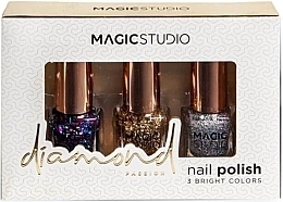 Nagellack-Set - Magic Studio Diamond 3 Nail Polish (Nagellack 3 St.) — Bild N2