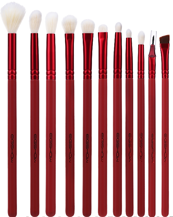 Make-up Pinselset 11 St. - Eigshow Jade Series Red Agate Eye Brush Set — Bild N3