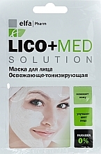 Düfte, Parfümerie und Kosmetik Erfrischende und tonisierende Gesichtsmaske - Elfa Pharm Lico+Med Solution