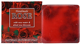 Düfte, Parfümerie und Kosmetik Handgemachte Glycerinseife Rose - Aroma Essence Natural Glycerin Soap "Red Rose"