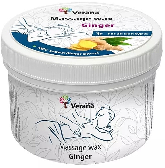 Massagewachs Ingwer - Verana Massage Wax Ginger  — Bild N1