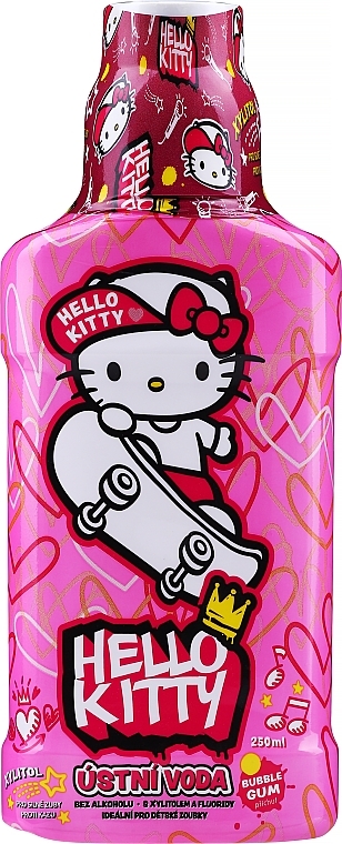 Mundspülung für Kinder mit Kaugummi-Geschmack Hello Kitty - VitalCare Hello Kitty