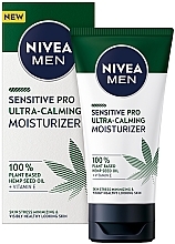 Gesichtspflegeset - NIVEA Men Hemp Sensation Ultra Calming Kit (After Shave Balsam 100ml + Rasierschaum 200ml + Gesichtscreme 75ml) — Bild N6