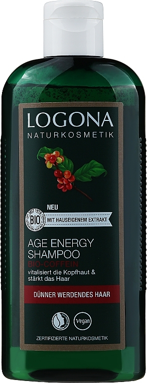 Haarshampoo mit Koffein - Logona Hair Care Age Energy Shampoo — Bild N1