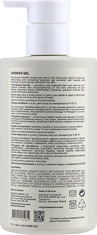 Duschgel mit Vetiver - Sister's Aroma Smart Sea Salt Shower Gel — Bild N4