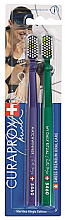 Düfte, Parfümerie und Kosmetik Zahnbürste Ultra Fine CS 5460 violett, grün 2 St. - Curaprox Ultra Fine 