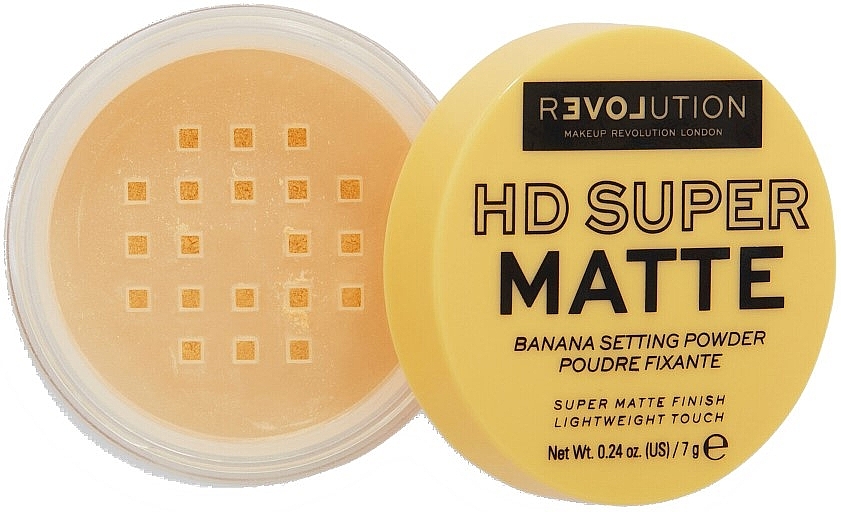 Mattierendes Fixierpuder - Relove By Revolution HD Super Matte Banana Powder — Bild N1