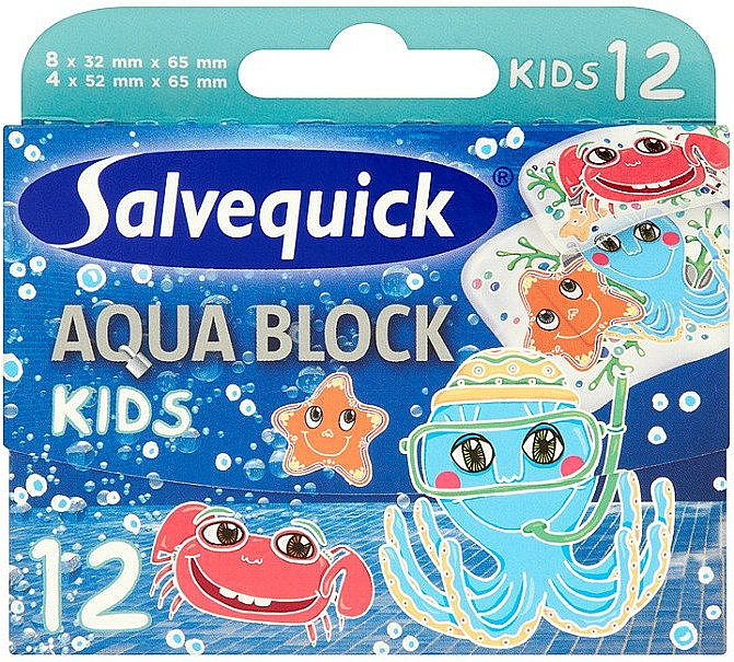Wasserfeste Kinder-Pflaster Aqua Block - Salvequick Aqua Block Kids Slices — Bild N1