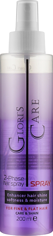 Zweiphasen-Haarspray Feuchtigkeit und Glanz - Glori's Glori's Care Hair Spray — Bild N1