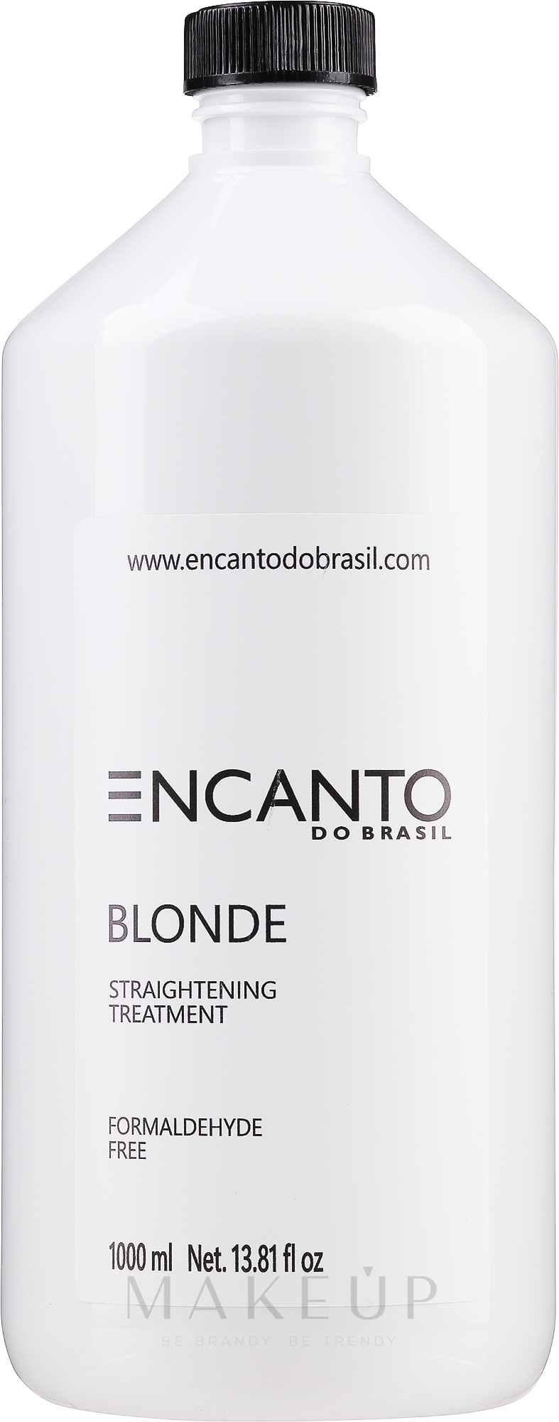 Glättende Behandlung für helles Haar - Encanto Do Brasil Blonde Straightening Treatment — Bild 1000 ml