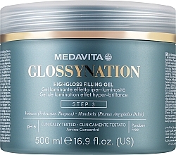 Gel für die Haarlaminierung Schritt 3 - Medavita Glossynation Highloss Filling Gel Step 3 — Bild N1