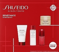 Set - Shiseido Benefiance Starter Kit (f/cr/30ml + clean/foam/30ml + f/lot/30ml + f/conc/10ml) — Bild N1