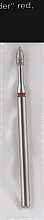 Düfte, Parfümerie und Kosmetik Diamant-Nagelfräser in Tropfenform rot 2,3 mm - Head The Beauty Tools