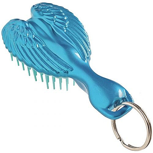 Entwirrbürste mit Schlüsselanhänger für Kinder türkis 8,5x4 cm - Tangle Angel Baby Brush Turquoise