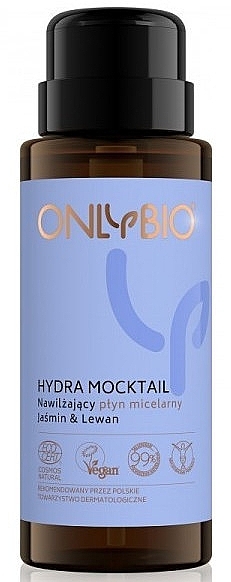 Feuchtigkeitsspendendes Mizellenwasser - Only Bio Hydra Mocktail Jasmine & Lewan — Bild N1