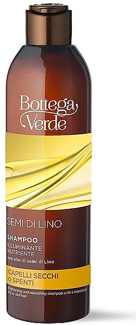 Shampoo mit Leinöl - Bottega Verde Brightening And Nourishing Shampo — Bild N1