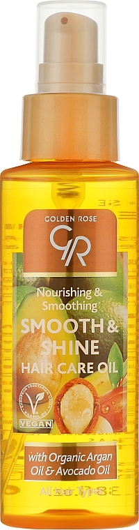 Pflegendes Haaröl - Golden Rose Smooth&Shine Hair Care Oil — Bild N1
