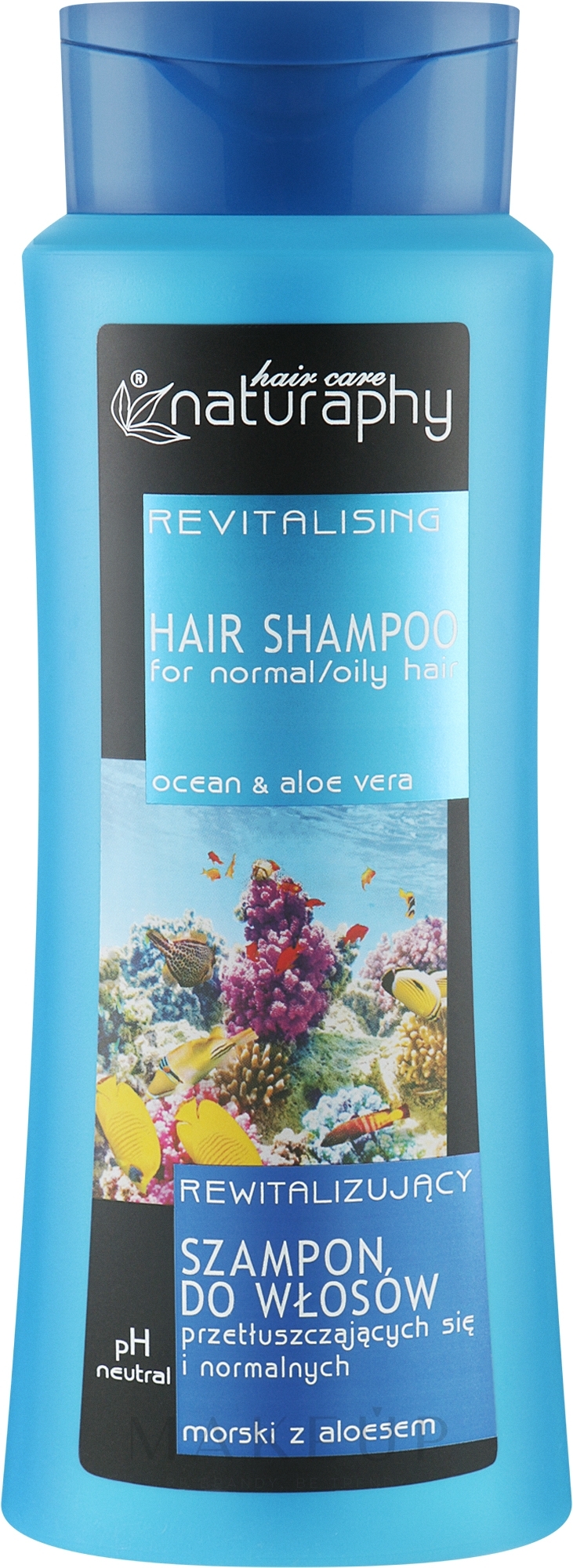 Revitalisierendes Shampoo Ozean und Aloe Vera - Naturaphy Hair Shampoo — Bild 500 ml