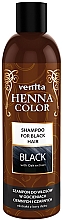 Pflegendes Shampoo mit Eichenextrakt für dunkles und schwarzes Haar - Venita Henna Color Black Shampoo — Bild N1