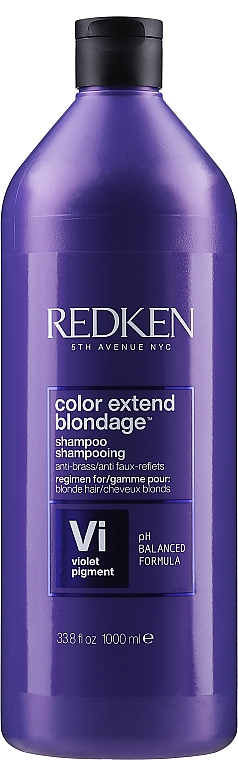 Anti-Gelbstich Shampoo für blondiertes oder aufgehelltes Haar - Redken Color Extend Blondage Shampoo — Bild N5