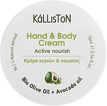 Düfte, Parfümerie und Kosmetik Creme für Hände und Körper (Dose) - Kalliston Organic Olive Oil & Avocado Oil Hand & Body Cream