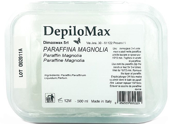 Kosmetisches Paraffin Magnolie - DimaxWax DepiloMax Parafin Magnolia — Bild N1