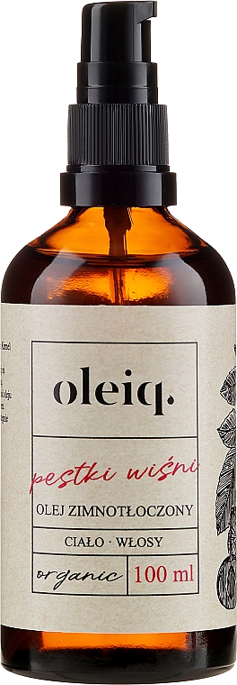Kirschkernöl für Körper und Haar - Oleiq Cherry Hair And Body Oil — Bild N1