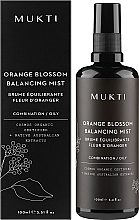 Ausgleichender Gesichtsnebel mit Orangenblüten - Mukti Organics Orange Blossom Balancing Mist  — Bild N2