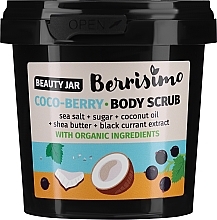 Körperpeeling mit Kokosnussöl und schwarzem Johannisbeerextrakt - Berrisimo Coco-Berry Body Scrub — Bild N1