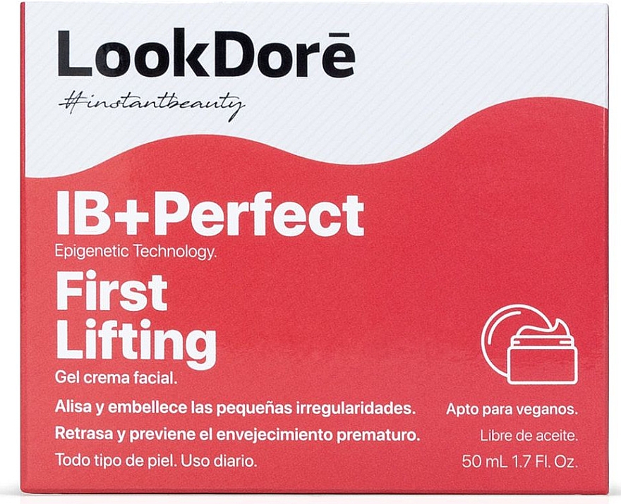 Straffende Gel-Creme für das Gesicht - LookDore IB+Perfect Facial Gel Cream First Lifting — Bild N2