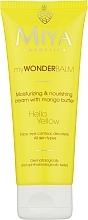 Feuchtigkeitsspendende und pflegende Gesichtscreme mit Mangobutter - Miya Cosmetics My Wonder Balm Hello Yellow Face Cream — Bild N4