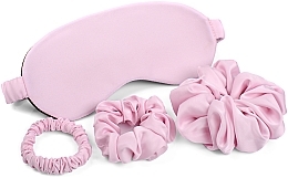 Geschenkset mit Accessoires Sensual rosa - MAKEUP Gift Set Pink Sleep Mask, Scrunchies  — Bild N3