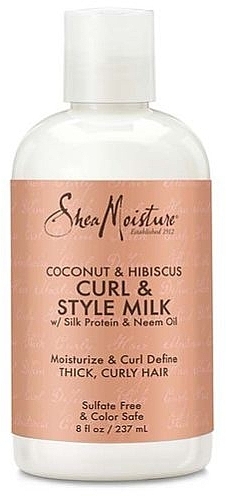 Haarmilch - Shea Moisture Coco & Hibiscus Style Milk — Bild N1