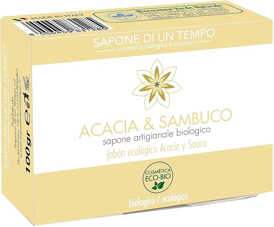 Seife Akazie und Holunder - Sapone Di Un Tempo Organic Soap Acacia And Elder — Bild N2